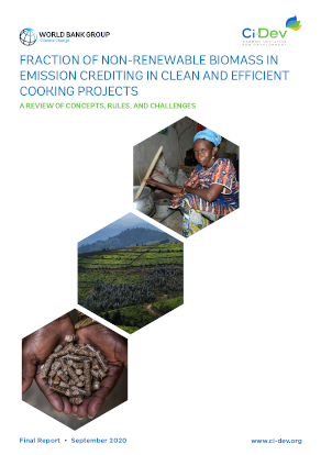 Fraction of Non-renewable Biomass in Emission Crediting in Clean and Effiecient Cooking Projects
