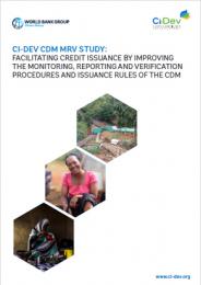 Ci-Dev CDM MRV Study