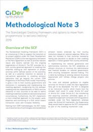 SCF and Options to Move from Programmatic to Sectoral Crediting: Methodological Note