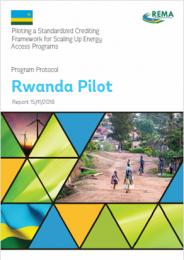 A Program Protocol for the Standardized Crediting Framework Pilot in Rwanda